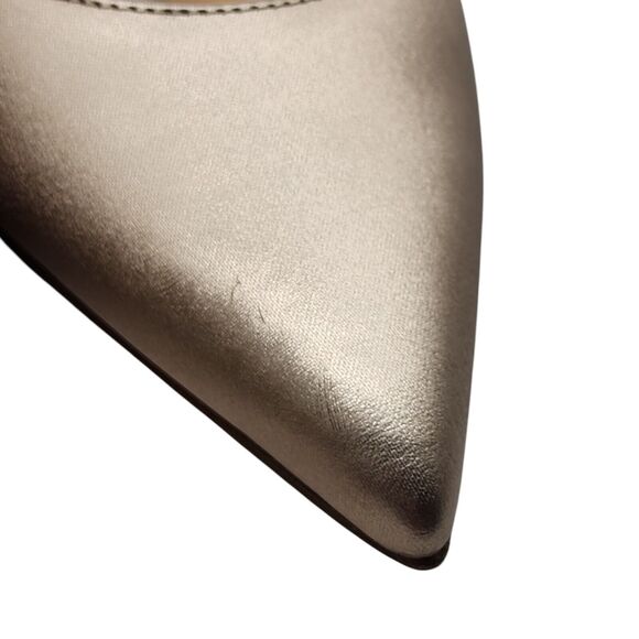 Christian Louboutin Iriza Pumps 85 - Metallic Leather - Gold - 34.5 4 US $845 - Picture 10 of 13